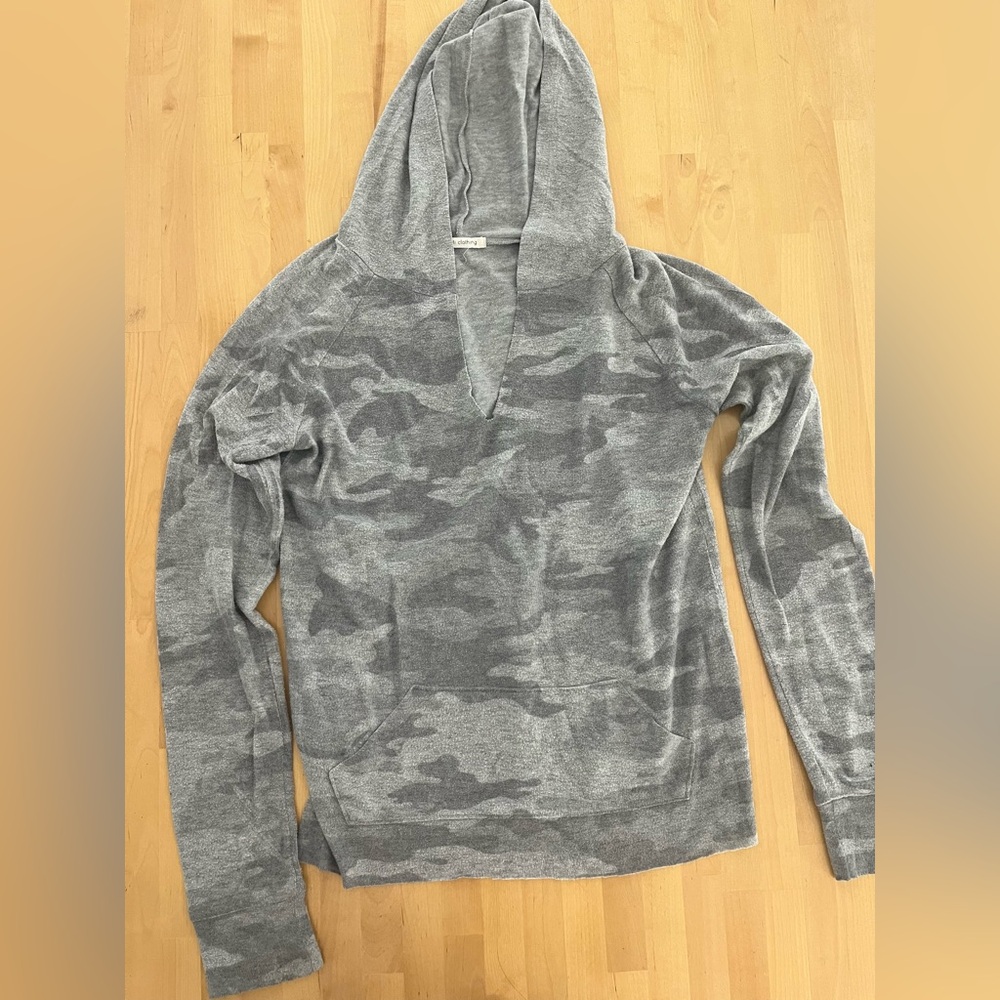Gray Camo Hoodie